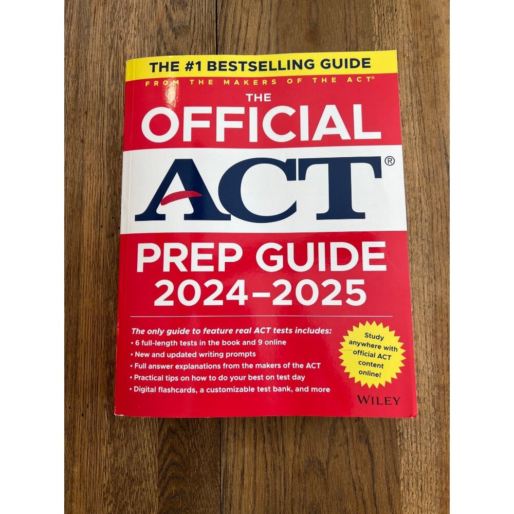The Official ACT Prep Guide 2024-2025 With 9 Practice Tests By Wiley